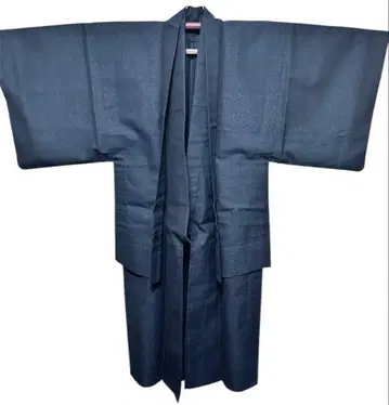 남성용 기모노 앙상블 남자 기모노 울 앙상블 기모노와 겉옷 다크 네이비