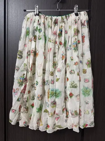 츠모리치사토 쉬폰 스커트 [ 가격 인하 ]