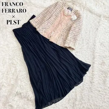 PLST 포멀 3세트 세레모니 수트 엄마 여성 수트 트위드 M