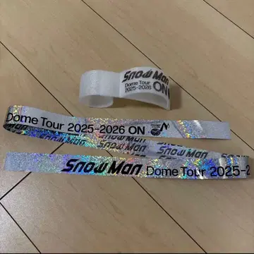 Snow Man Dome Tour ON 스노우맨 은색 테이프 음표