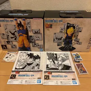 드래곤볼 제일복권 40th 그 2 손오공 & 베지터 피규어 & 덤