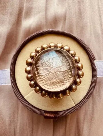 새상품급 스티븐 듀엑 플라워 모티브 반지