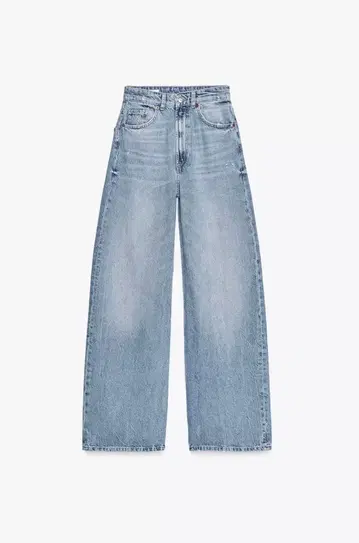 TRF 엑스트라 와이드 레그 하이웨스트 청바지 32