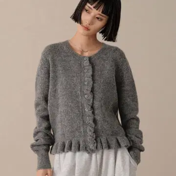 새상품 LOWRYS FARM 치비프릴 가디건 LS