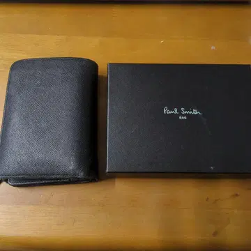 Paul Smith 이단 접이식 지갑 블랙
