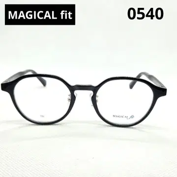 MAGICAL fit 블랙 오벌 안경 0540