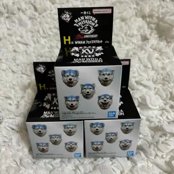 제일복권 MAN WITH A MISSION H상 페이스 마그넷 3종