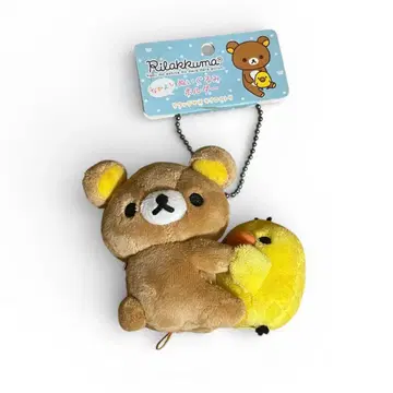 리락쿠마 다정한 봉제 인형 홀더 키이로이토리