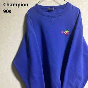 90s USA제 Champion 맨투맨 원포인트 자수 로고