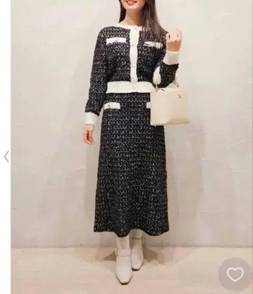 Noela 니트 트위드 셋업