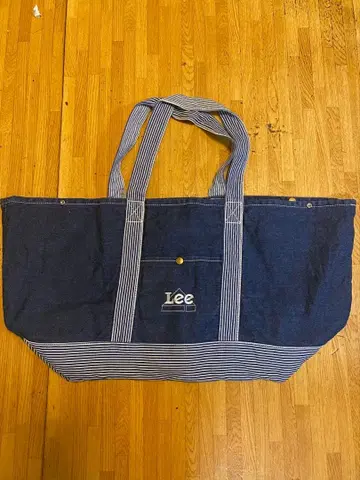 Lee의 특대형 데님 토트백 대용량