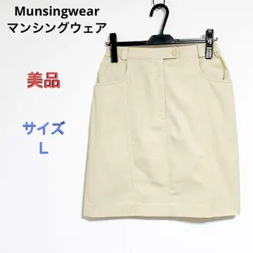 새상품급 Munsingwear 허리밴딩 골프웨어 스커트 사이즈 L