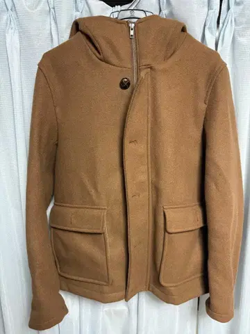 HARE 후드 부착 울 코트 M 사이즈