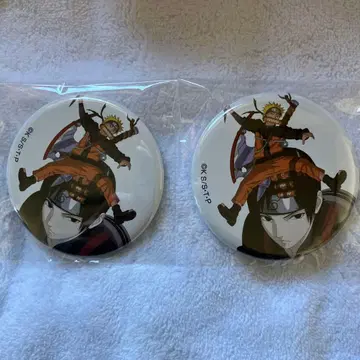NARUTO 돌풍전 [ 우즈마키 나루토 사이 ] 캔뱃지 2개 세트