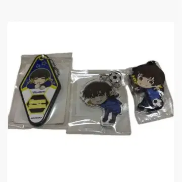 블루 록 바치라 메구루 아크릴 키링 러버 키링 3종 세트