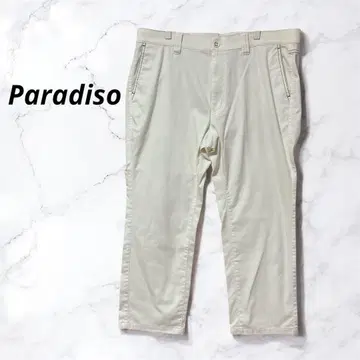 [파라디조] 골프웨어 팬츠 남성용 화이트 스포츠 웨어 96