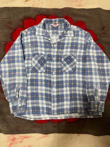 50년대~60년대 PILGRIM 프린트 플란넬 셔츠