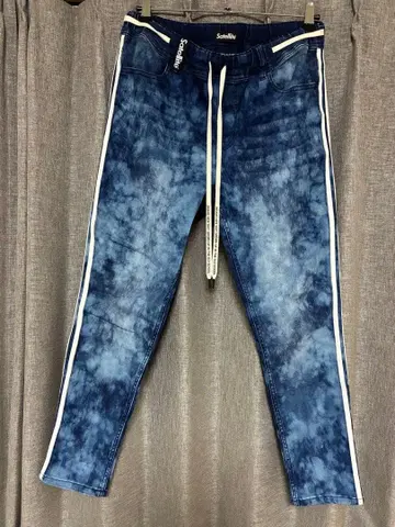 satellite 타이다이 패턴 조거 팬츠 데님 블루 (L)