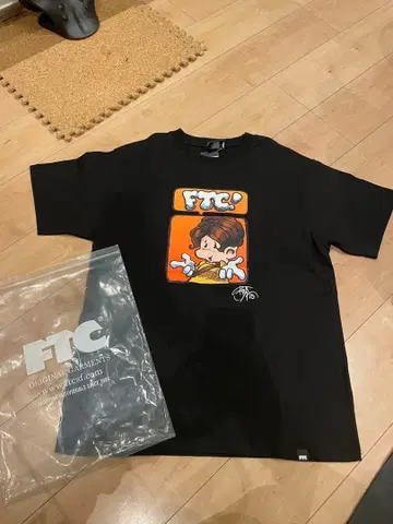FTC 티셔츠 블랙 M 사이즈