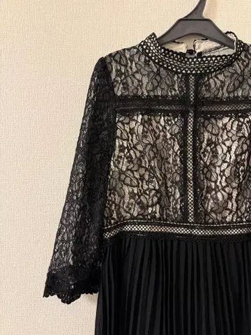 [새상품급] GIRL/걸 블랙 레이스 드레스 M