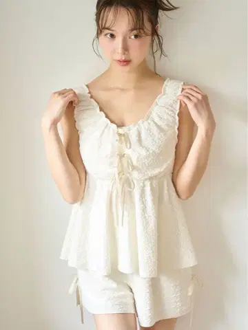 snidel home 팝콘 탱크탑 팝콘 숏팬츠