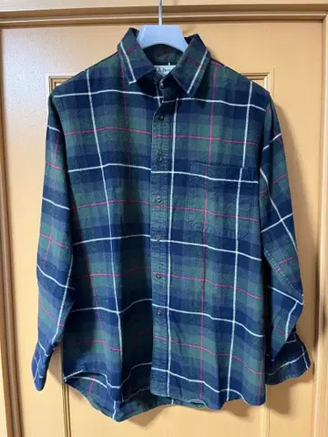LLbean 플란넬 셔츠 M usa