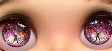 브라이스 아이칩 발 달린 타입 아이칩 레진 아이칩