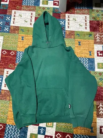 Paragraph 후드 부착 후드티 그린