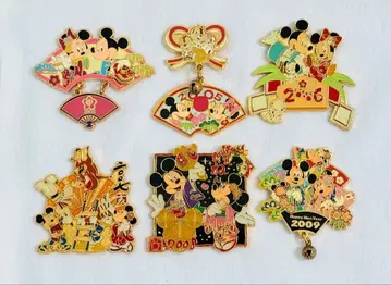 도쿄 디즈니 리조트 설날 핀 배지 3