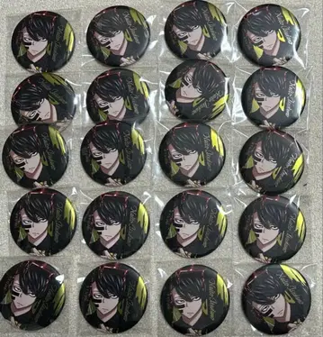 도겐안키 메탈릭 캔뱃지 무다노 무진 20개