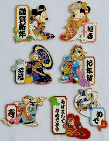 설날 디즈니 핀 배지 2