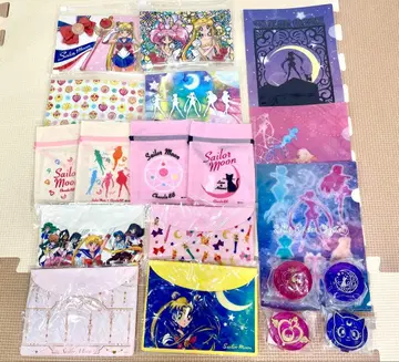 세일러문 클리어 파일 파우치 등 세트