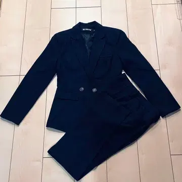 네이비 스트라이프 수트 상하의