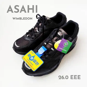 새상품 아사히 슈즈 방수 스니커즈 WIMBLEDON 26.0 EEE