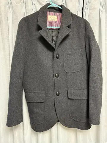 NANO UNIVERSE 다크 그레이 테일러드 자켓