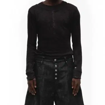 no faith studios 더블 레이어드 롱티 서멀