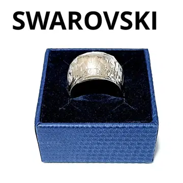 스와로브스키 반지 닐바나 클리어 반지 각인 58 박스 없음