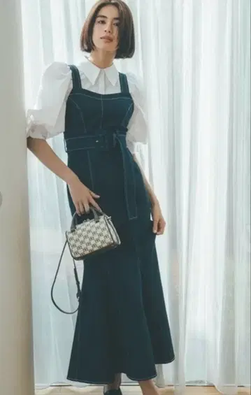 snidel 코르셋 머메이드 점프 스커트