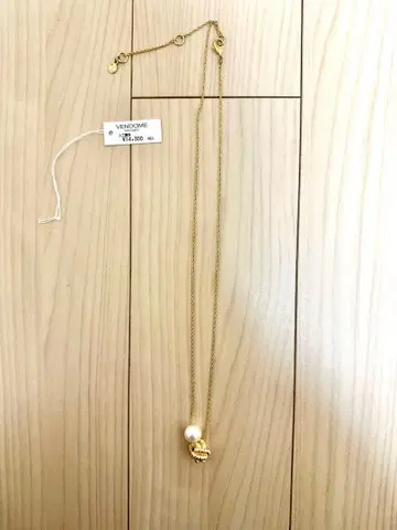 VENDOME BOUTIQUE 골드 펄 목걸이 반돔