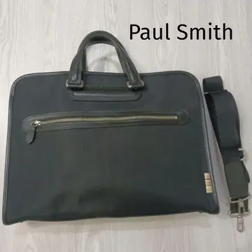 폴스미스 스트라이프 비즈니스 백 브리프 케이스 2way 블랙 A4