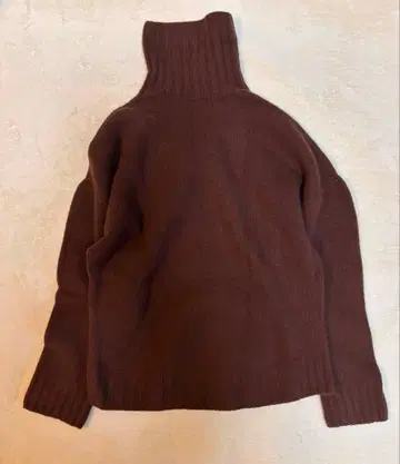 새상품급 UNITED TOKYO 니트 울 캐시미어 브라운