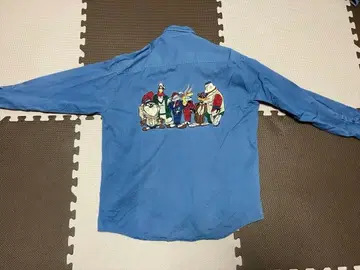 루니 툰즈 자수 긴팔 셔츠