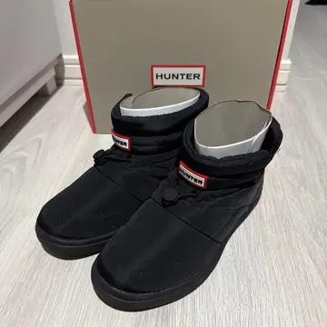 HUNTER 스노우 부츠 블랙 UK4 23cm