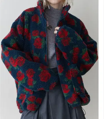 jouetie 패턴 보아 자켓 꽃무늬