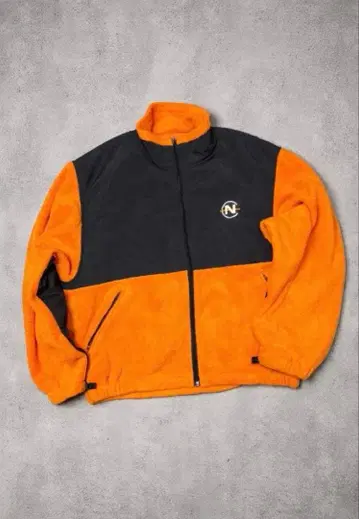 90s nautica competition 플리스 블루종 자켓