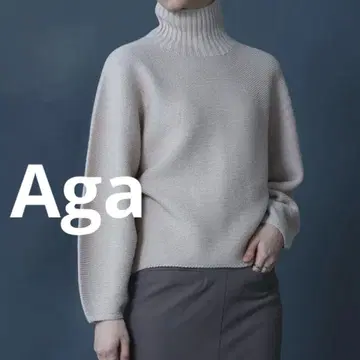 [ 새상품 ] 야마다야 Aga 홀가먼트 니트 울 벌룬 슬리브