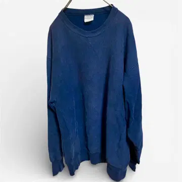 USA제 SANTEE 산티 무지 맨투맨 네이비 XL 속기모 구제 의류