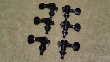 스트라토용 페그 (블랙 부품) 6개