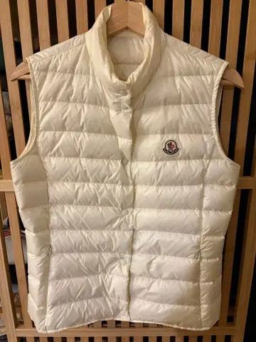 MONCLER LONGUE SAISON 다운 베스트 화이트