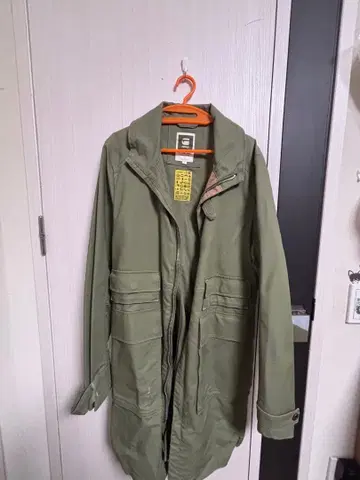 G-star raw 올리브 그린 밀리터리 롱 자켓